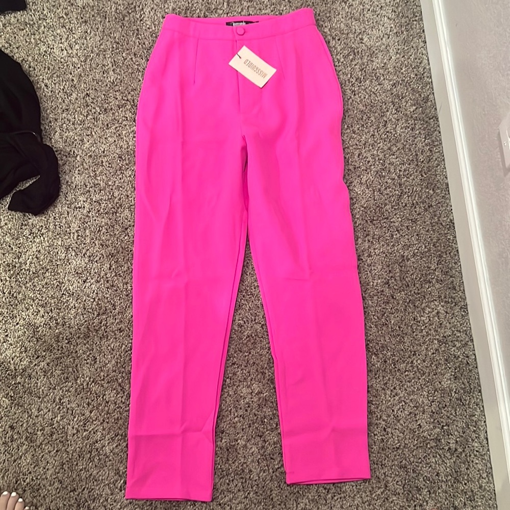 Pink Trousers Missguided